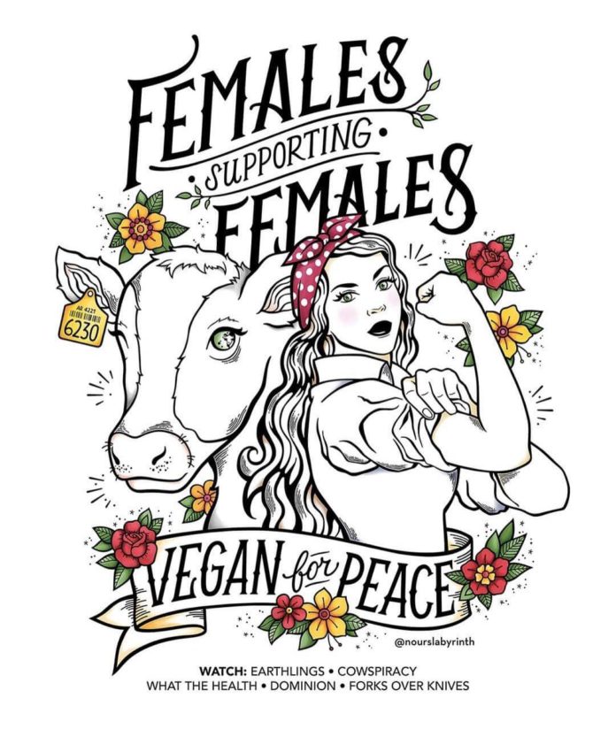 vegan plant based news rosie riveter 696x824